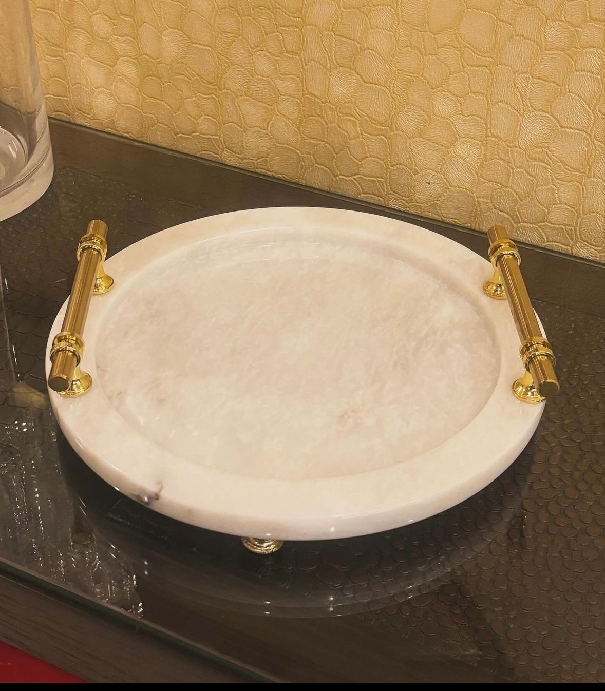 Sang-e-Marmar Round Tray